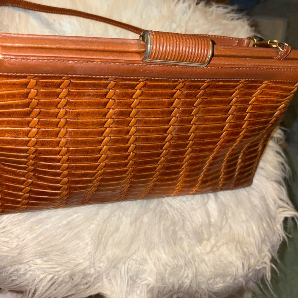Leather Gattinoni Shoulder Bag/Italy